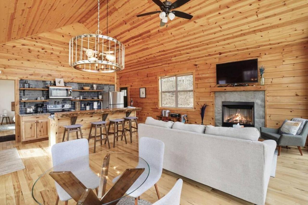 Fern Haven A Modern Take On Hocking Hills Cabins Stella Экстерьер фото