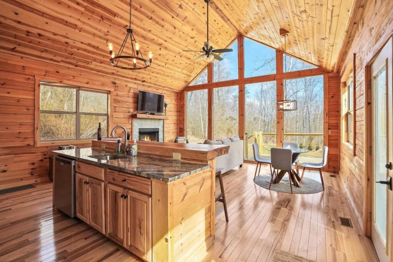 Fern Haven A Modern Take On Hocking Hills Cabins Stella Экстерьер фото