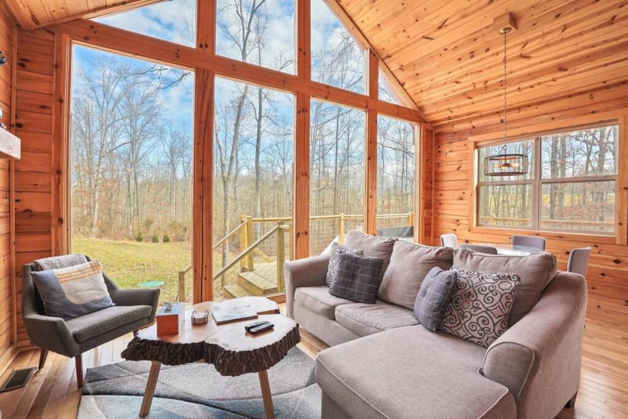 Fern Haven A Modern Take On Hocking Hills Cabins Stella Экстерьер фото
