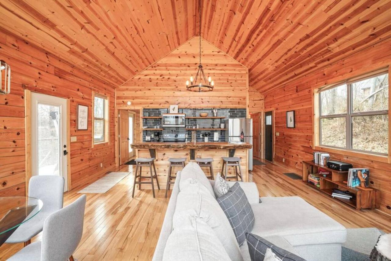 Fern Haven A Modern Take On Hocking Hills Cabins Stella Экстерьер фото